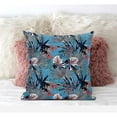 thumbnail image 4 of Plant Illusion Suede Zippered Pillow with Insert in Gray Pink White 18 x 18, 4 of 6