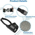 thumbnail image 3 of Set of 3 Breathable Mesh Dog Muzzle for Small & Medium Breeds - Anti-Bite & Bark Pet Mask - Comfortable Fit with Adjustable Straps - Black(3 size), 3 of 8