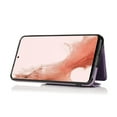 thumbnail image 6 of Dteck Crossbody Wallet Case for Samsung Galaxy S23,Shockproof Leather Card Slots Pocket Case Hybrid Rubber Kickstand Cover with Shoulder Strap,Purple, 6 of 6