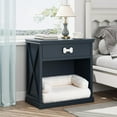 thumbnail image 6 of Superjoe LED Nightstand, Multi-Functional Nightstand with Drawer, End Table for Bedroom, 6 of 7