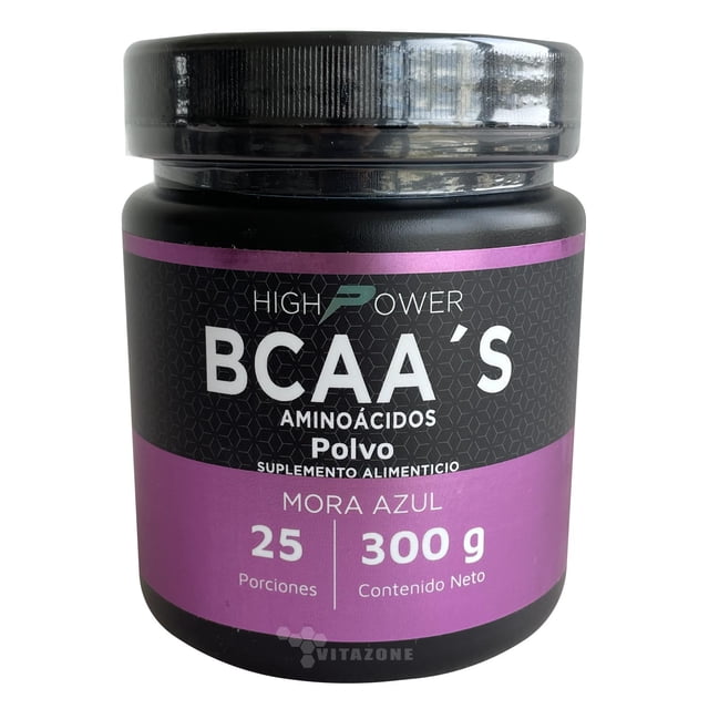 Bcaa's Aminoácidos en Polvo Mora Azul High Power HPBCAASMORA