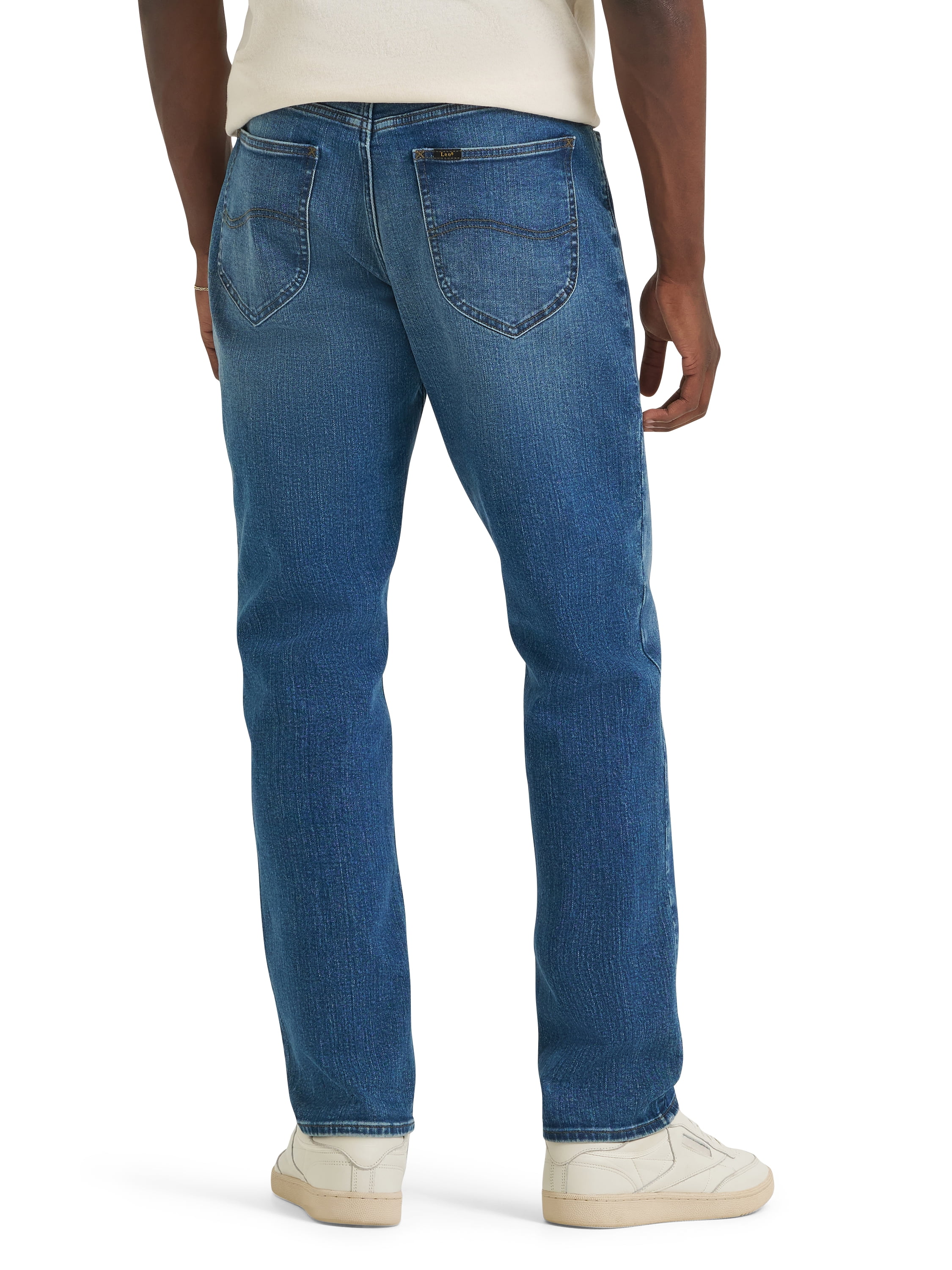 Lee® Men's Five Pocket Relaxed Taper Denim Jeans