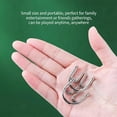thumbnail image 5 of 24PCS Metal Montessori Puzzle Solving - 3D Metal Challenge Puzzle Toy, Metals Brain Teaser Puzzles, Reverse Thinking Physics Mind, Durable Metals Wire Disentanglement for Focus & Patience, 5 of 6