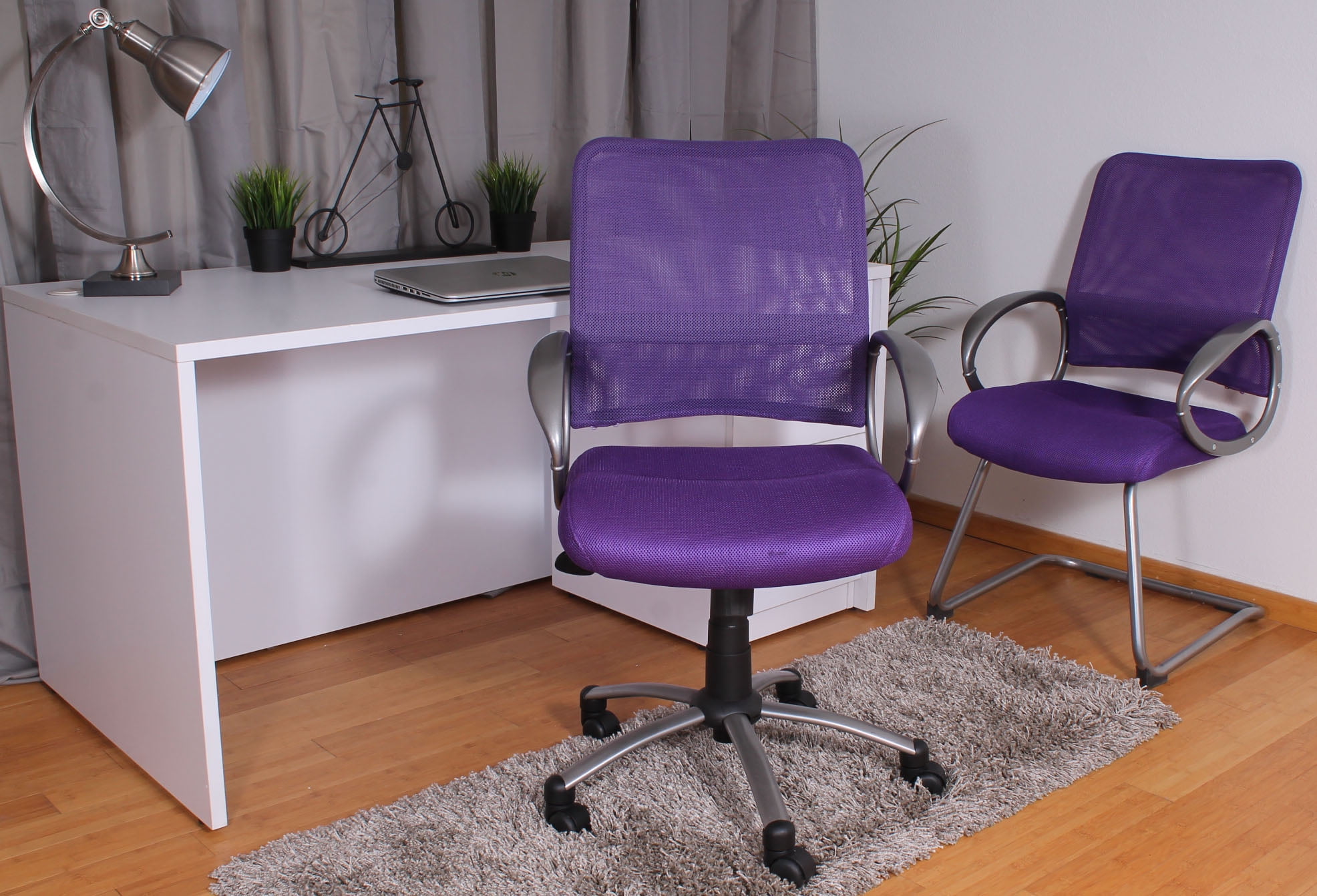 Boss Office Products Purple Guest Chair