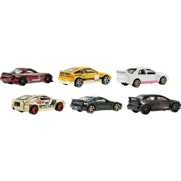 Hot Wheels Japanese Vehicles Themed Multipack of 6 Toy Cars