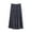 Navy, variant on WRKEKC Flowy Skirts for Women Boho Floral Print Elastic Waist Beach Skirt with Ruffle Trim and Lightweight