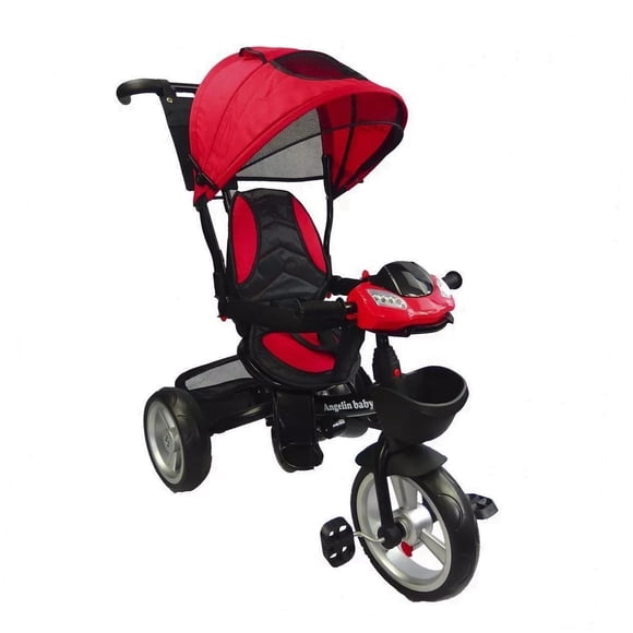 Triciclo 3 en 1 Angelin Baby Rojo