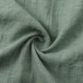 thumbnail image 2 of WHEANG Womens Summer Tops Trendy Short Sleeve Solid Color Blouses for Women Dressy Casual Loose Comfort Cotton Linen Tops for Women Hot Summer&nbsp;Sale Womens Tops Green S Summer Sales Under $2, 2 of 7