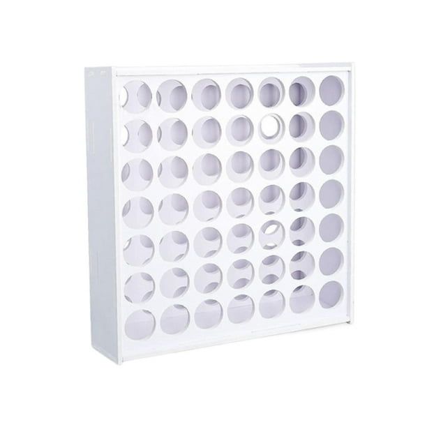 Estante de almacenamiento de pintura, estante vertical para suministros de arte, soporte para pigmentos, botella 49 hoyos