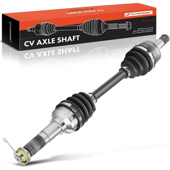 A-Premium CV Axle Shaft Assembly Compatible with Yamaha Big Bear 350 YFM350FW 4x4 1989-1997, Kodiak 400 YFM400FW 4x4 1993-1998, Timberwolf 250 YFB250FW 4x4 1994-2000, Front Side, Replace# 3HN2510H0000