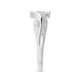 thumbnail image 3 of ANGARA Natural 0.32 Ct. Diamond Fashion Ring in 14K White Gold for Women (Ring Size: 3.5), 3 of 10