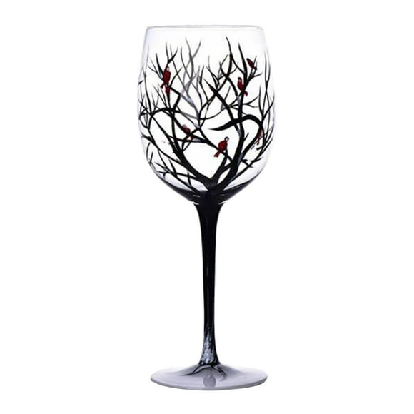 tinto, copa de cóctel, regalos de cumpleaños, gran capacidad, copa única pintada a mano para el hogar, cristalería para cenas de Bar de B