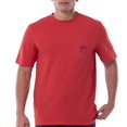 thumbnail image 2 of Guy Harvey Men’s Deep Blue Short Sleeve T-Shirt, Tomato/Deep Blue, Large, 2 of 3