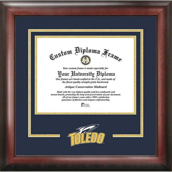 University Frames University of Toledo 10w x 8h Spirit Diploma Frame