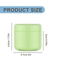 thumbnail image 3 of Refillable Empty Plastic Make Up Cosmetic Jars Shadow Lip Balm Lotion Storage Container Pot Bottle Case Holder With Screw Cap (Green), 3 of 6