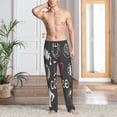 thumbnail image 5 of Vsdgher I Love Coffee Print Mens Pajama Pants Sleep & Lounge Pants, PJ Bottoms With elastic waistb and Pockets, 5 of 5