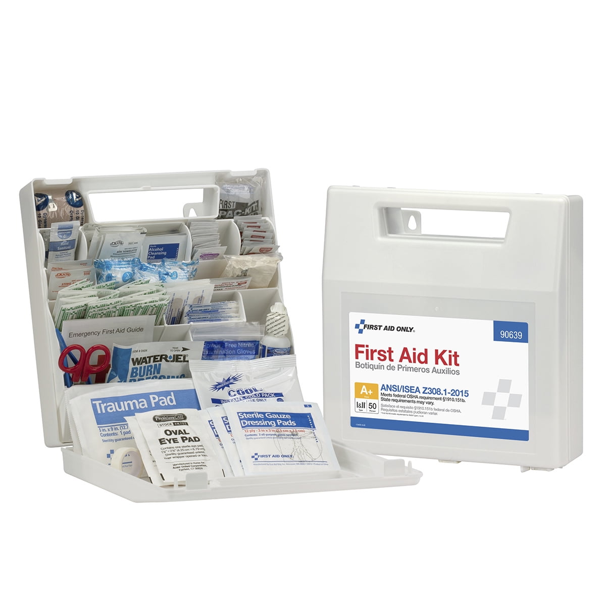 First Aid Only 183 Piece Plastic First Aid Kit, ANSI Compliant