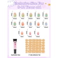 thumbnail image 3 of Presiona uñas EBANKU Kids, 78 piezas con adhesivos y pegamento, 3 of 7