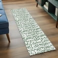 thumbnail image 3 of Green Ivy Leaves 2'x6' Runner Rugs for Hallway Kitchen Bedside Non Slip Washable, Spring Plants Botanical Modern Country Entryway Rug Runners with Rubber Backing, Long Carpet Runner for Laundry Room, 3 of 8