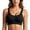 Black, variant on High Full Coverage Sports Bra For Supportive Workout Top With Side Sweat And Wide Straps For Running Yoga Gym Womens Comfort Workout Sports Bra, Size L/80/36