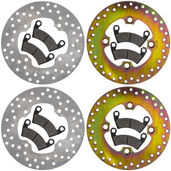 Niche Brake Rotor Pad Kit for Polaris Ranger XP 1000 NorthStar 5269708 5248250 MK1014282