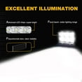 thumbnail image 4 of Nilight Led Light Bar 4PCS 4inch 18w Flood Led Bar Fog Lights Led off Road Lights Driving Lights,, 4 of 7