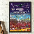 thumbnail image 2 of Minecraft Game Peripheral Poster Wall Stickers Home Decoration Bedroom Decoration Tapestry-big Collection, 2 of 5