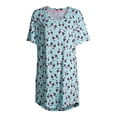 thumbnail image 3 of Secret Treasures Short Sleeve Scoop Neck Super Soft Sleepshirt (Women's) 1 Pack, 3 of 6