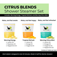 thumbnail image 3 of Citrus Collection Shower Steamers with Essential Oils Trio Set by The Herbal Zen (3 Packs of 10 tablets, Value Set), Aromatherapy Shower Bombs, Relaxation Gift for Women and Men, Self Care Gift, 3 of 7