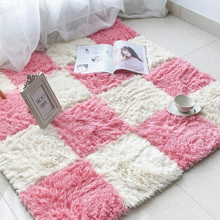 Plush Puzzle Foam Floor Mats - Soft, Interlocking Carpet Squares