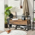 thumbnail image 4 of Costway Banc à Chaussures Industriel avec Organisateur à Gaz Premium et Boîte de Rangement Cachée, 4 of 10