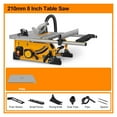 thumbnail image 2 of Table Saw 210mm 8 Inch Wood Cutting Saw Dust Free With Extension Portable Woodworking Machine, 2 of 5