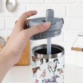 thumbnail image 6 of 30oz Horse Tumbler with Handle Stainless Steel Flip Straw Tumblers Insulated Horse Water Bottle Travel Cup Horse Gifts for Women Horse Lovers, 6 of 6