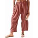 thumbnail image 2 of Pantalones Palazzo Harem Informales Holgados con Cordón para Mujer, para Verano, Playa, Viajes, Vacaciones, con Bolsillos. Naranja Rojo M, 2 of 6