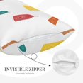 thumbnail image 2 of Plush Throw Pillow Covers, vintage Light Bulb cute Pillow Cases with Invisible Zipper, Breathable Microfiber Pillow Cases Standard Size for Sleeping Bedroom Sofa Living Room 20x30, 2 of 5