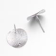 thumbnail image 4 of Milisten 30pcs Alloy Earring Stud Bases Diy Ear Stud Base Earring Making Materials, 4 of 6