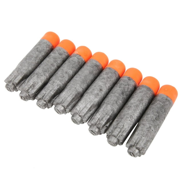 EVA Darts, Quickly Pop Off Foam Darts Gift Choice Low Power For Battle Game For Children For Ultra Series Black,Silver