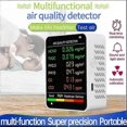 thumbnail image 2 of 6 in 1 PM2.5 PM10 HCHO TVOC CO CO2 Air Quality Detector CO CO2 compatible withmaldehyde Monitor Home, 2 of 5