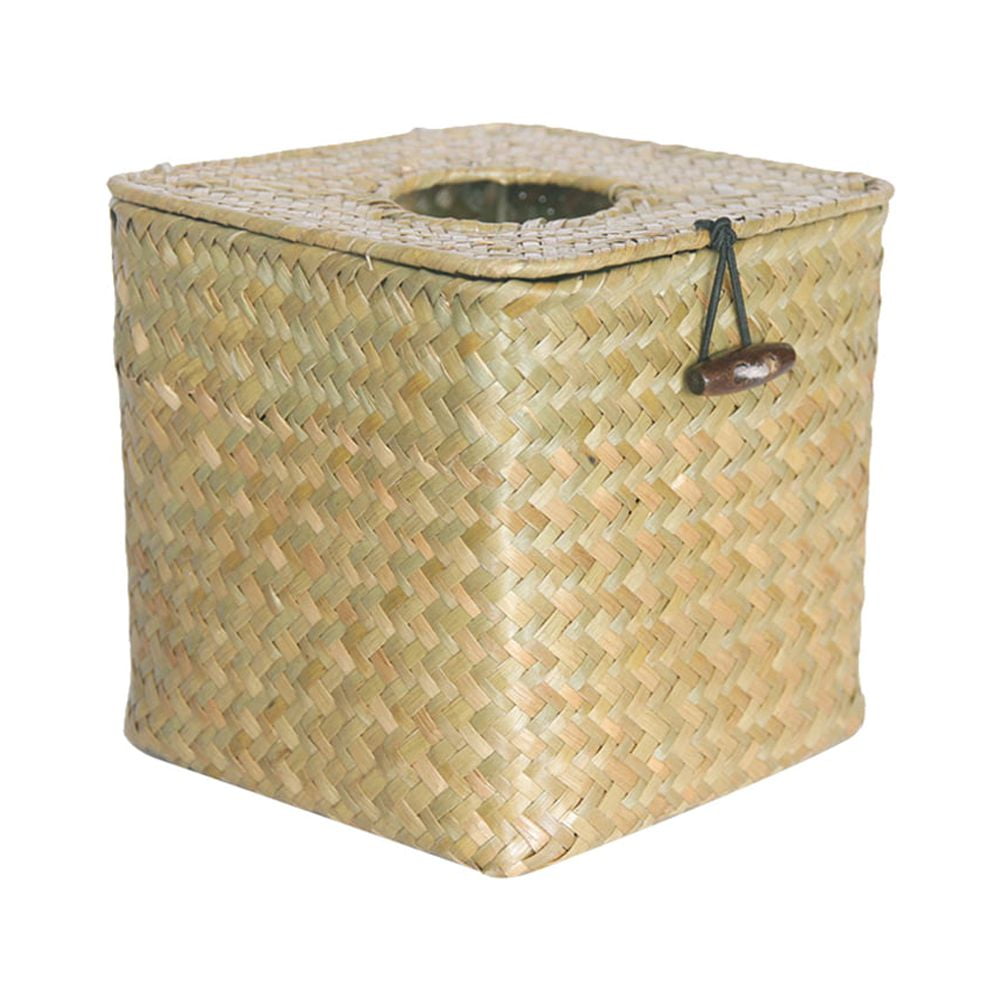 Square Tissue Box Holder  Amish Wicker Kleenex Box Cover – Amish Baskets