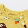 thumbnail image 4 of Lovzfmll Character Print Short Sleeve Romper for Toddlers, Snap Crotch Jumpsuit for Little Boys & Girls, Summer Casual Outfits for 0-3 Months, 4 of 5
