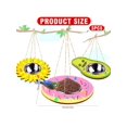 thumbnail image 2 of 3 Pieces Hanging Bird Feeder Outdoor Craft Kits For Kids Hanging Bird Feeder Crafts Suite Wood Bird Fearers Garden Birds Wild Birds, 2 of 5