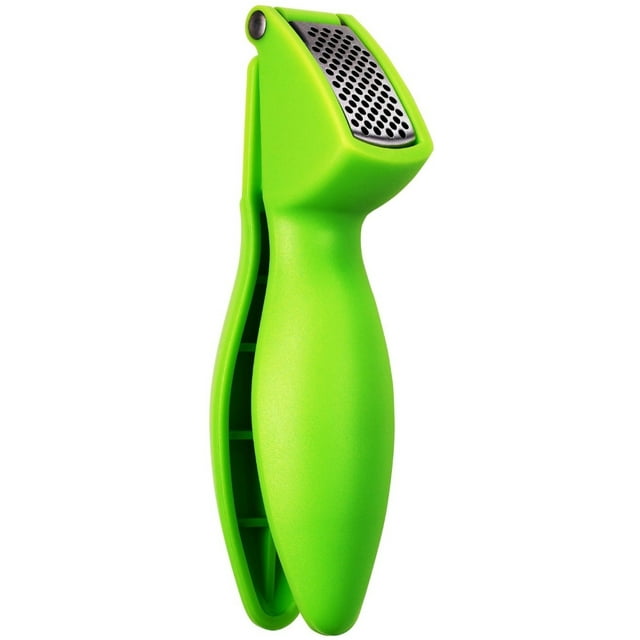Tulz Lime Green Plastic and Stainless Steel Garlic Press