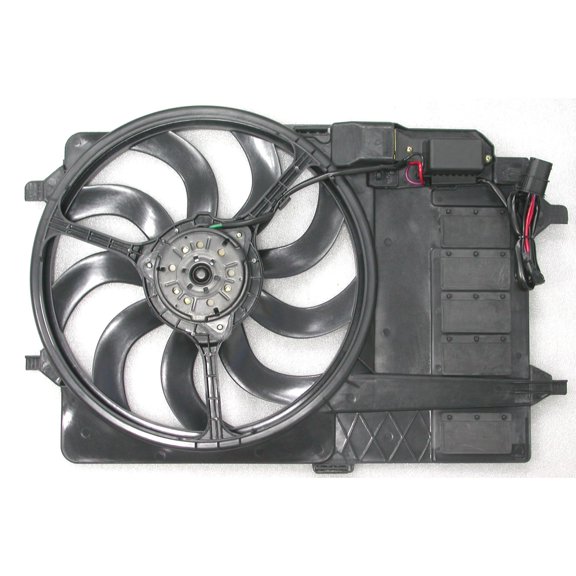 Agility Auto Parts 6013107 Dual Radiator and Condenser Fan Assembly for Mini Specific Models Fits select: 2003-2008 MINI COOPER