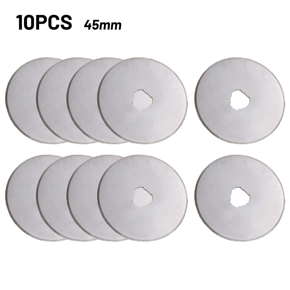 New 20PCS 45mm Rotary Cutter Refill Blades Quilters Sewing Fabric Cutting  Tools