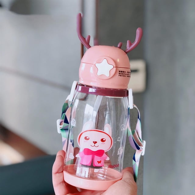 Botellas de agua para , agua potable para , botellas de agua para sin BPA, botellas para , botella de ROSADO Macarena Botellas de Oso Kawaii