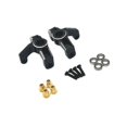 thumbnail image 4 of 1/12 1/14 RC coche dirección taza reemplaza accesorio portátil resistente de aluminio para C8803 Xdkj-006 124007 144001 124008 Negro, 4 of 9