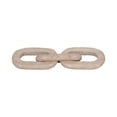 thumbnail image 6 of Chain Link Figurine for Home and Bathroom Decor - Stone Travertine Decorative Object for Office, Living Room, Shelf, and Coffee Table Ornaments - Sculpture Accent Display for Mantel - 3", Tan, 6 of 8