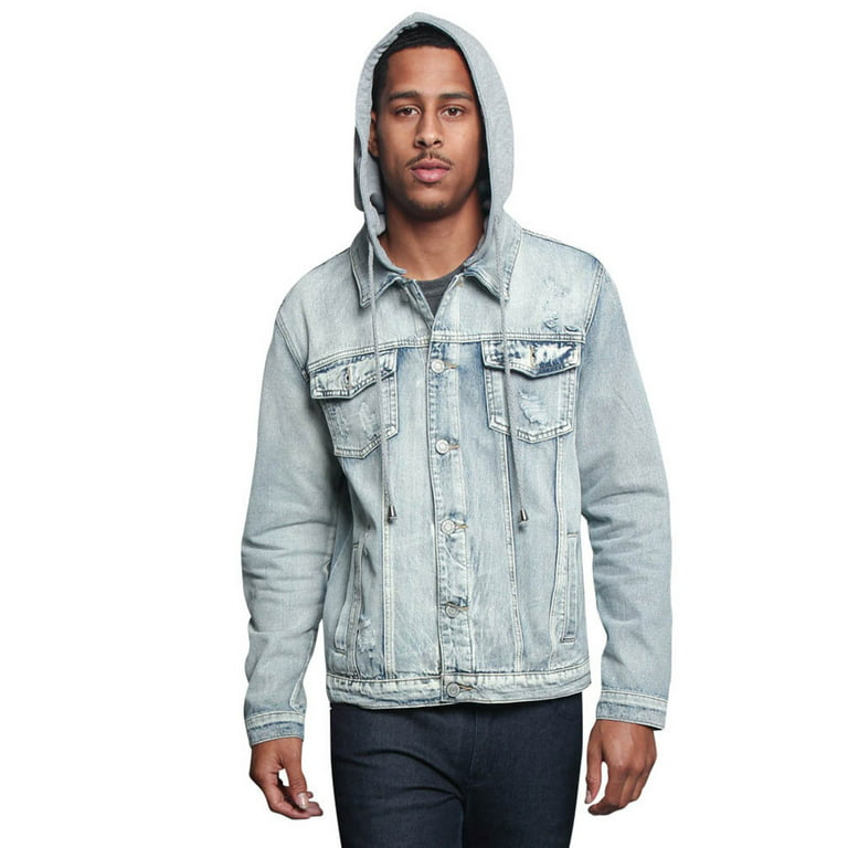 Victory Outfitters Men's Hooded Denim Jacket