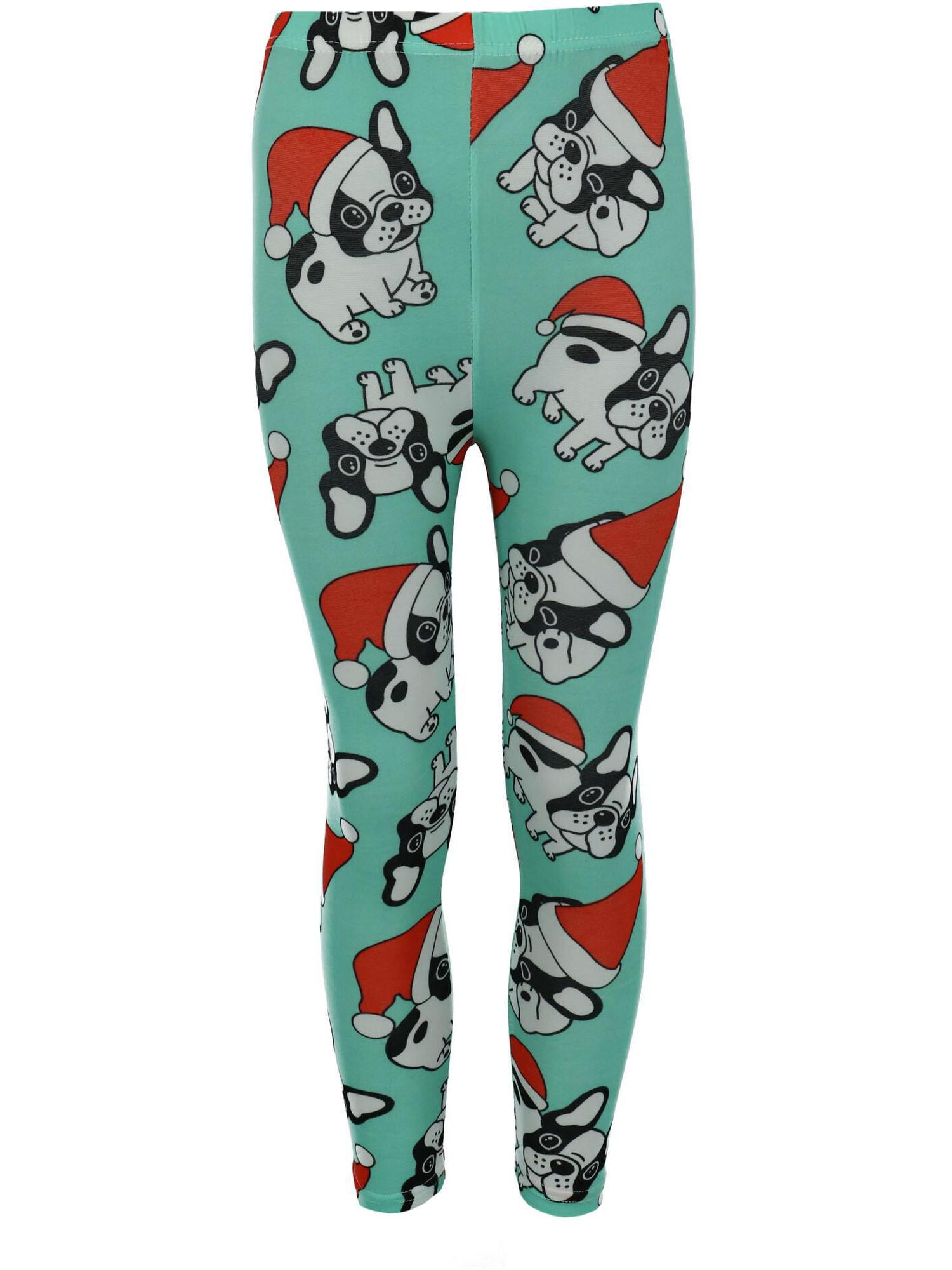 Two Left Feet Two Left Feet Girl's Novelty Print Holiday Leggings
