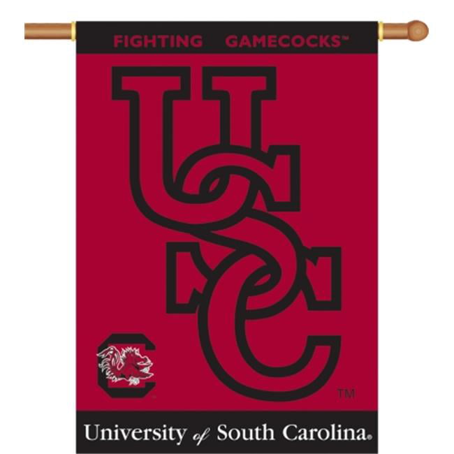 NCAA South Carolina Fighting Gamecocks Adult Collapsible 3-in-1 Trash Can Garnet 